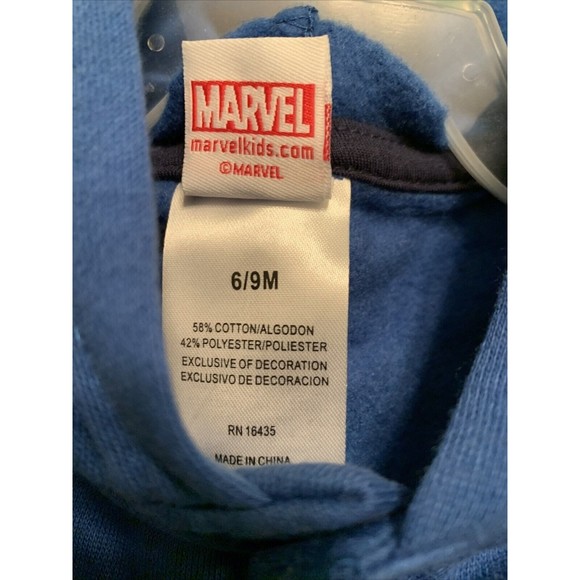 2 Piece Marvel Spiderman Jogging Suit Blue / Red Toddler Boys Choose Your Size - Picture 12 of 16